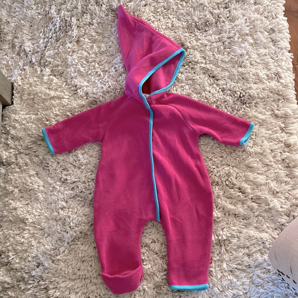 Fleece Baby Girl’s Coverall